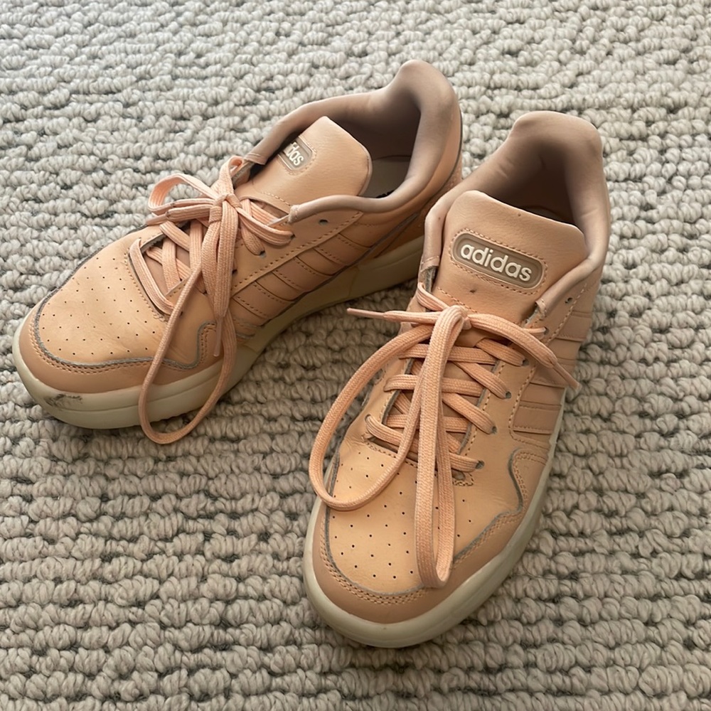 pink adidas sneakers